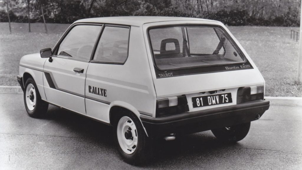 talbot samba rallye, talbot samba rally, samba rallye, talbot samba deportivo, talbot sport, talbot samba rallye historia, talbot samba rallye características, talbot samba rallye ficha técnica, talbot samba rallye prestaciones, talbot samba rallye curiosidades, talbot samba rallye sonido motor, talbot samba rallye interior, talbot samba rallye exterior, talbot samba rallye restauración, talbot samba rallye mantenimiento, talbot samba rallye fiabilidad, talbot samba rallye coleccionistas, talbot samba rallye clásico moderno, historia del talbot samba rallye, evolución del talbot samba deportivo, diferencias entre samba rallye y samba ls, talbot samba rallye frente al peugeot 205 rallye, por qué el talbot samba rallye es un coche de culto, curiosidades del talbot samba rallye, coches franceses deportivos, coches de los 80, hot hatch clásico, hatchback ligero, coches icónicos de talbot, grupo psa, coches de culto, coches con alma, compactos deportivos clásicos